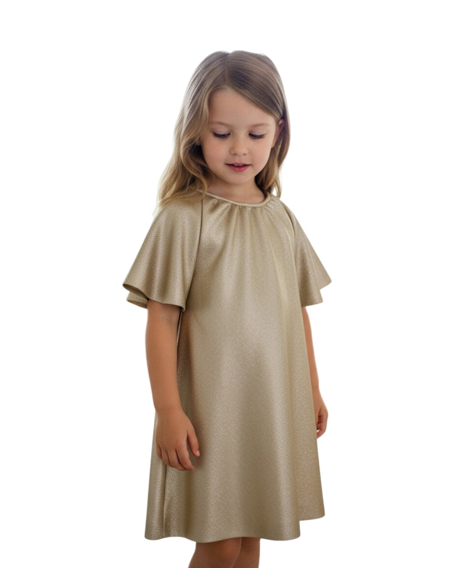 Iridescent Gold Dress