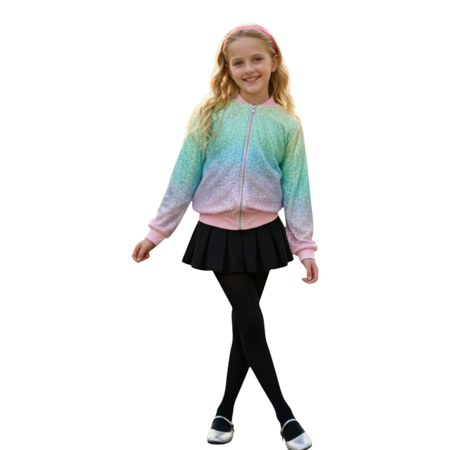 Bomber sparkle jacket