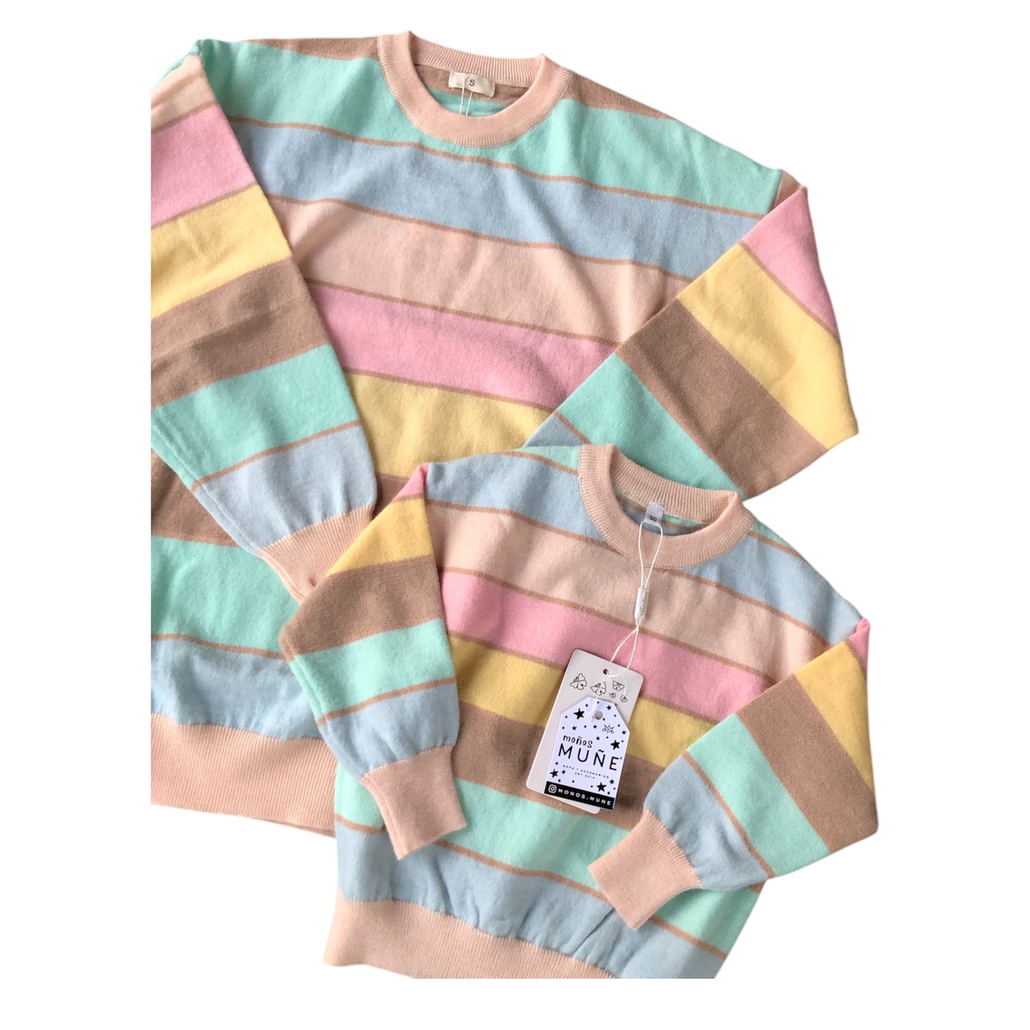 Suéter Rayas Rainbow (match madre e hija)