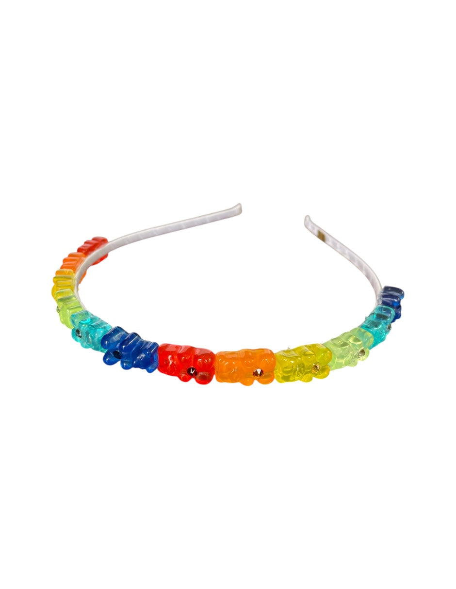 Diadema Gummy Bears Multicolor Cristalino