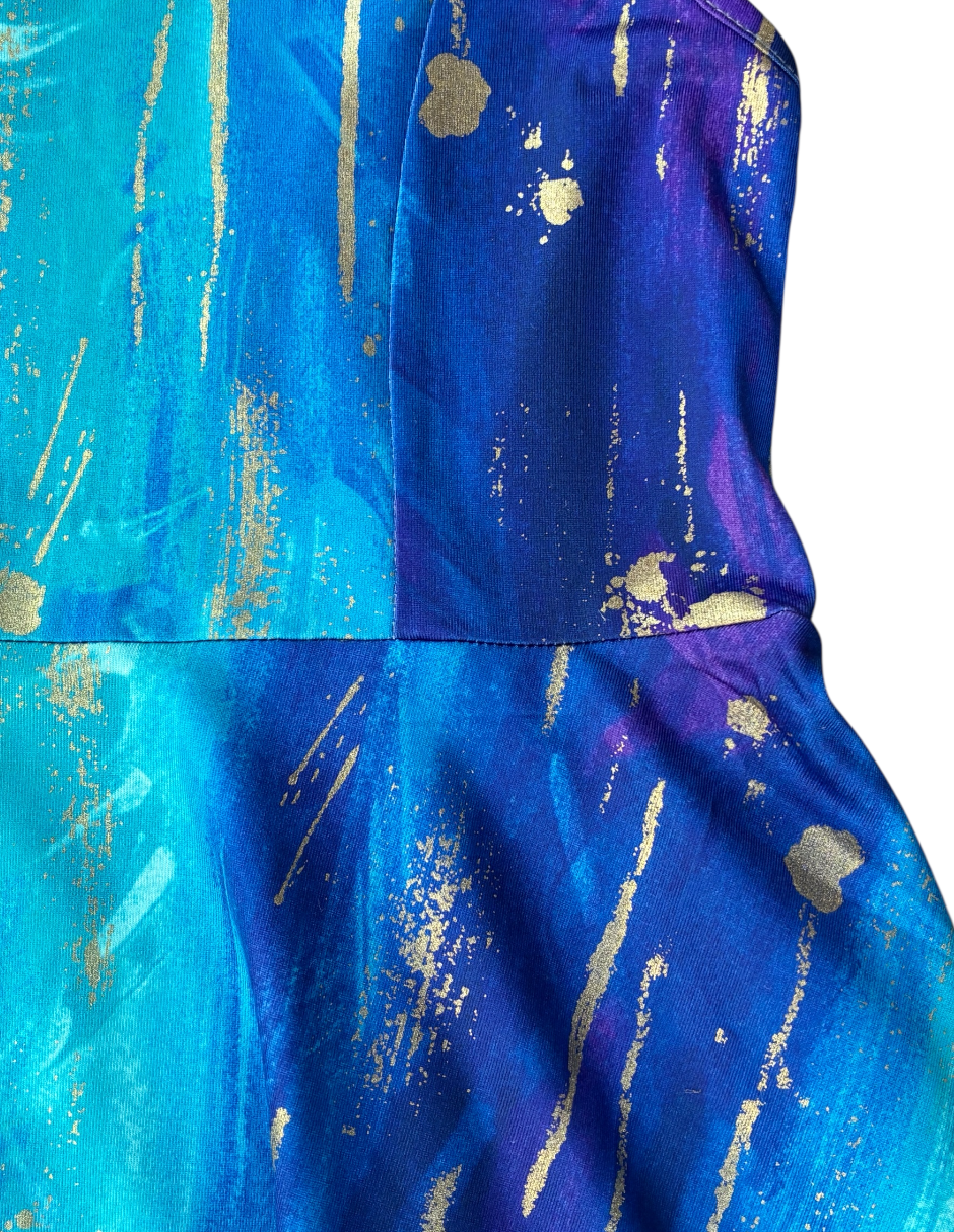 Blue Splash Dress