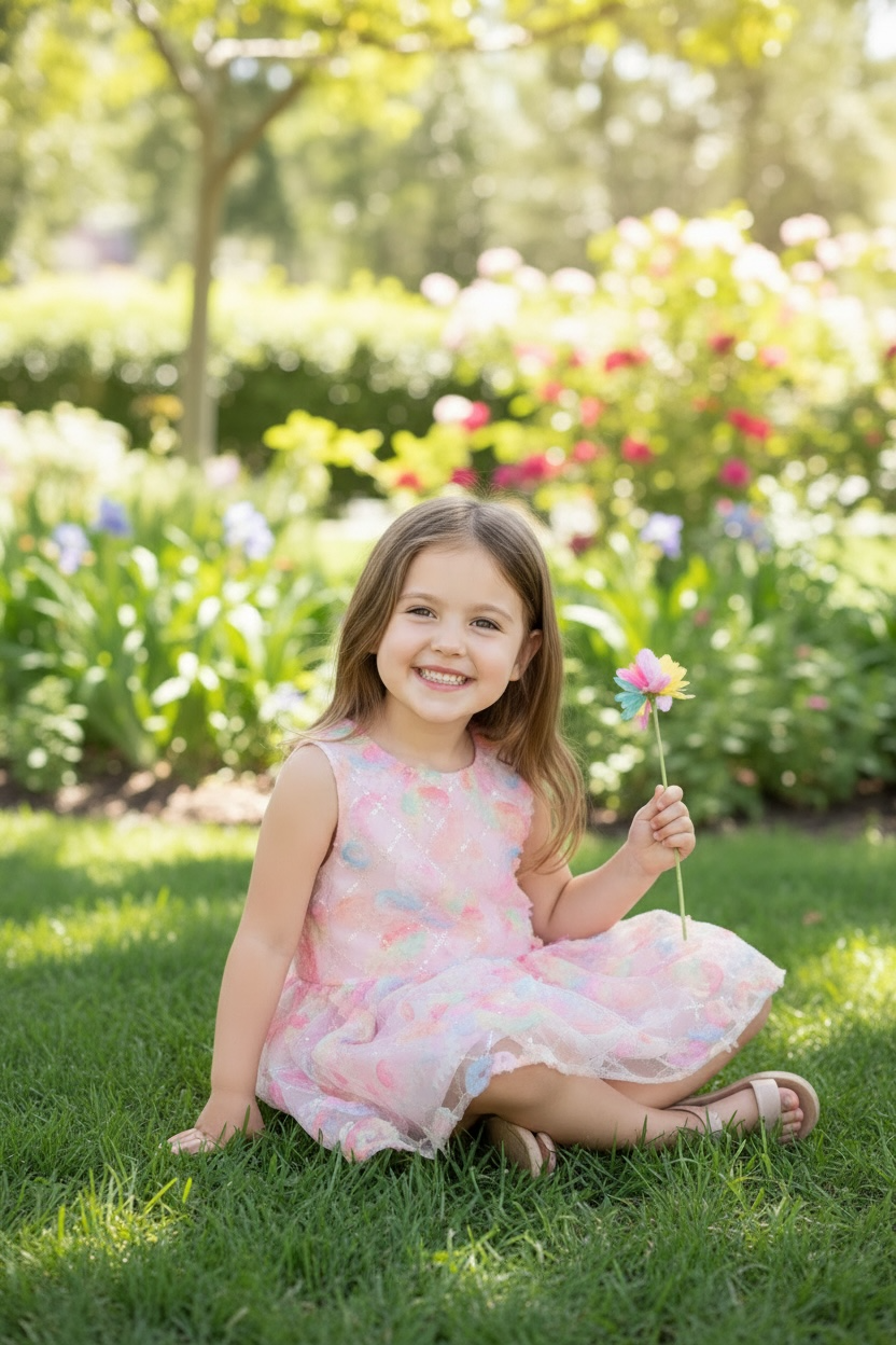Vestido Floral Rosa Sweet