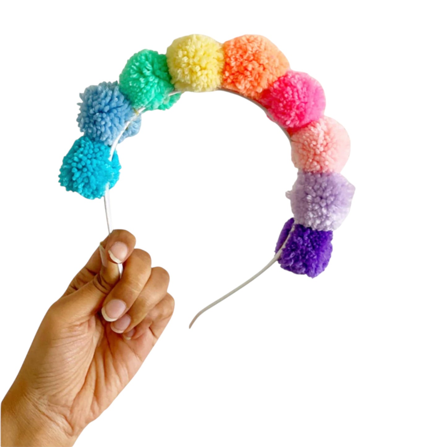 Rainbow Pompom Joy