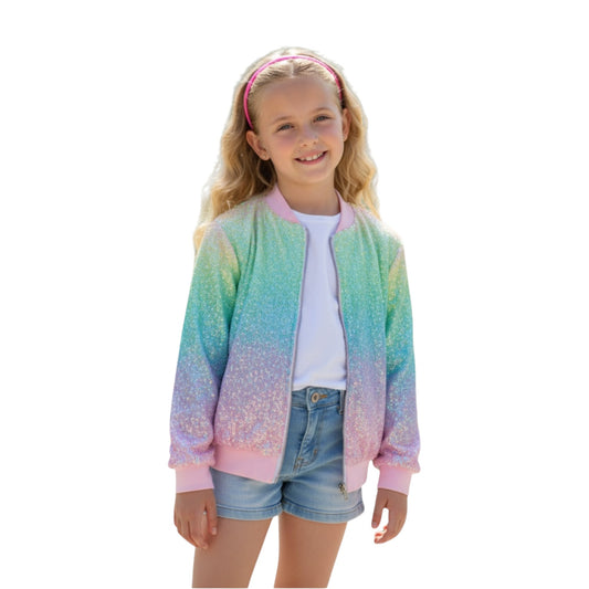 Bomber sparkle jacket