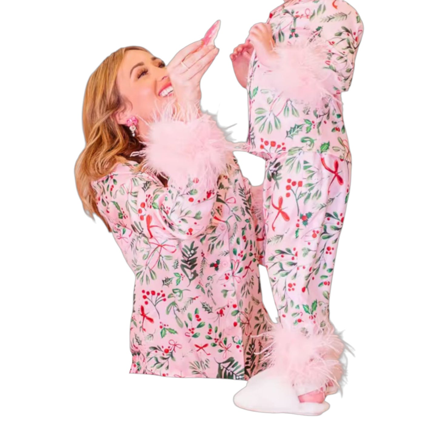 Set de Pijama Navideña Madre e Hija