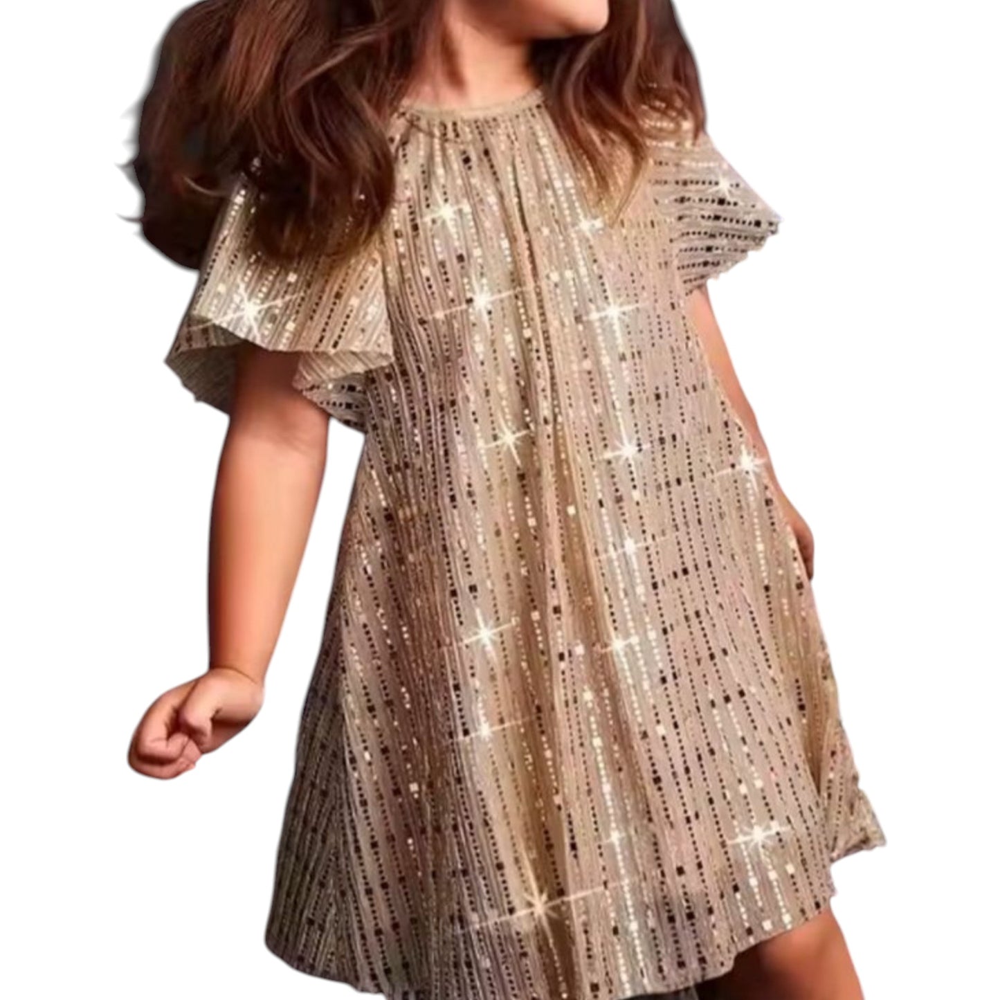 Vestido Dorado Brillante