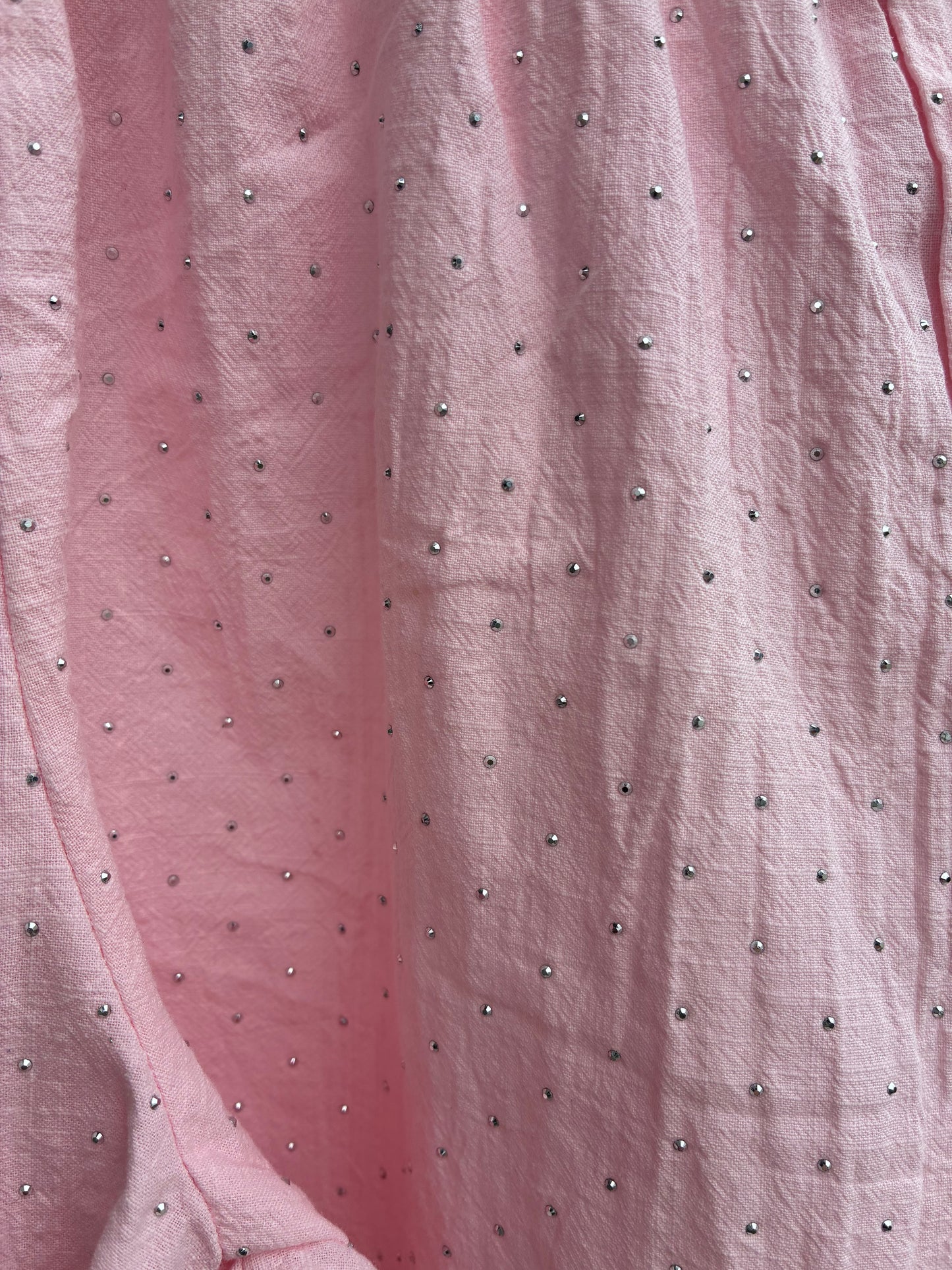 Light Pink Glitter Shirt & Shorts Set