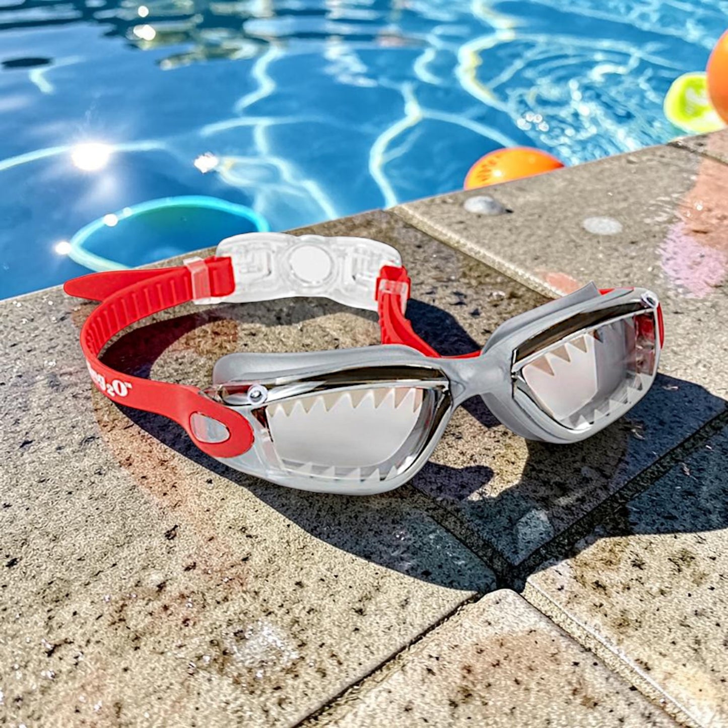 Shark Grey Swim Goggles