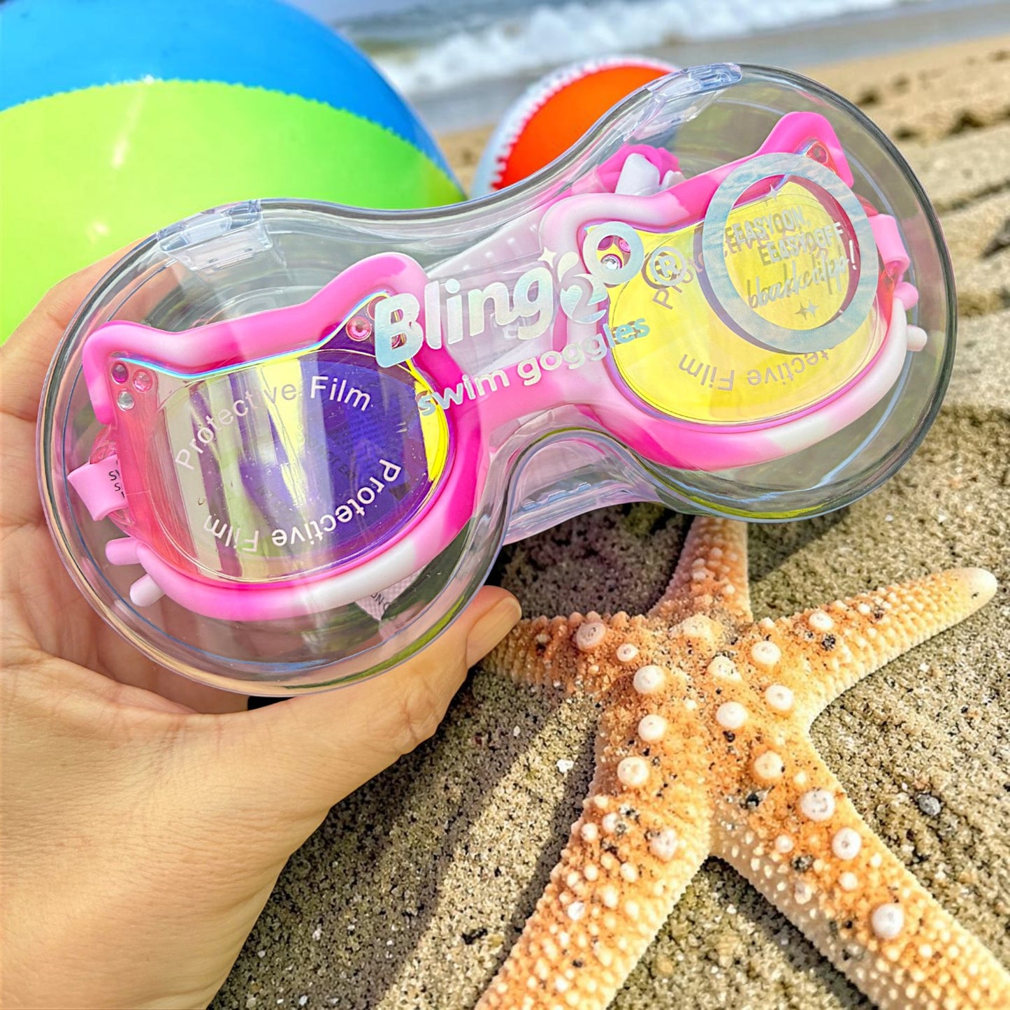 Pawberry Milk Swim Goggles