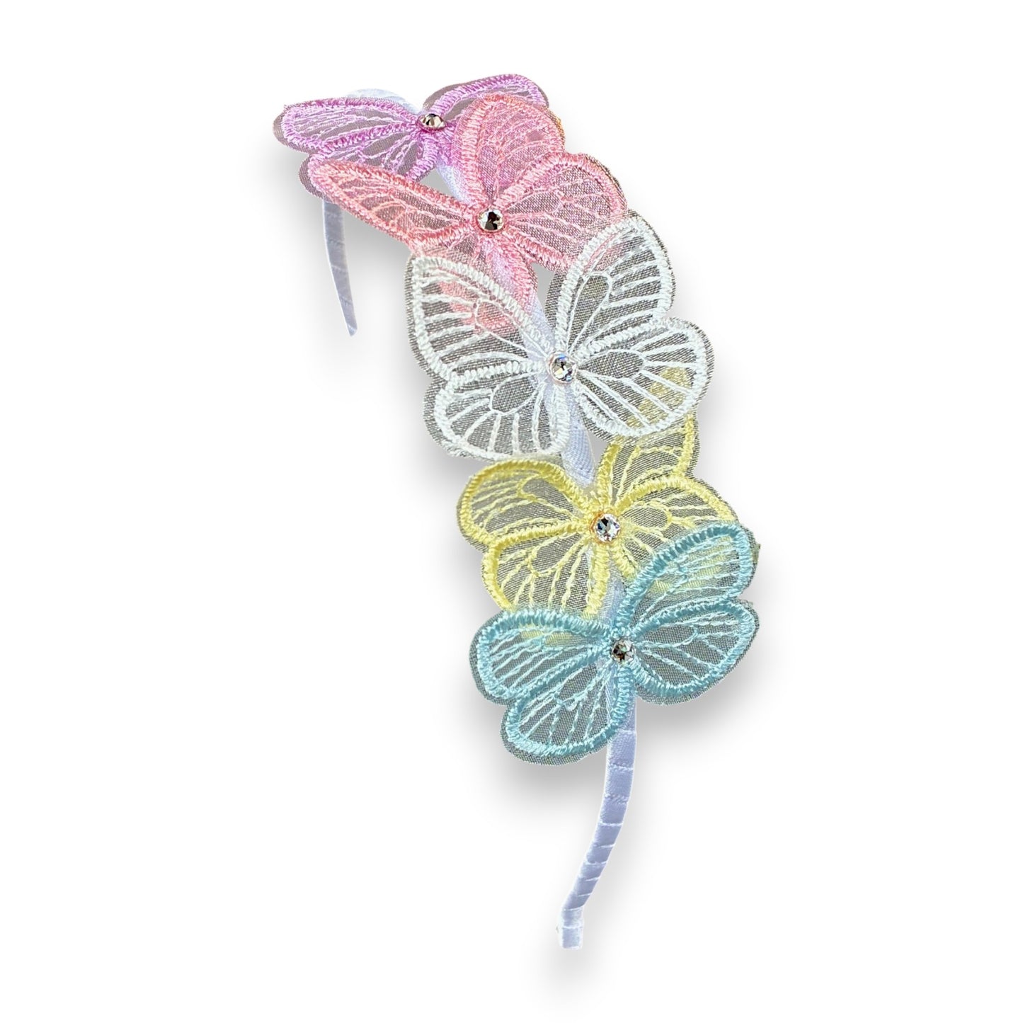 Pastel Butterfly Headband