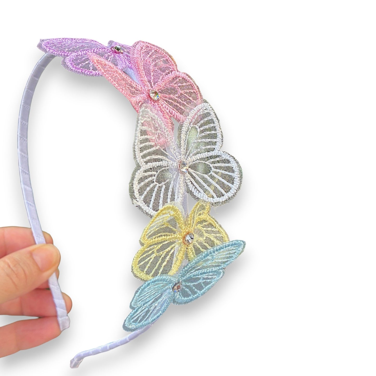 Pastel Butterfly Headband