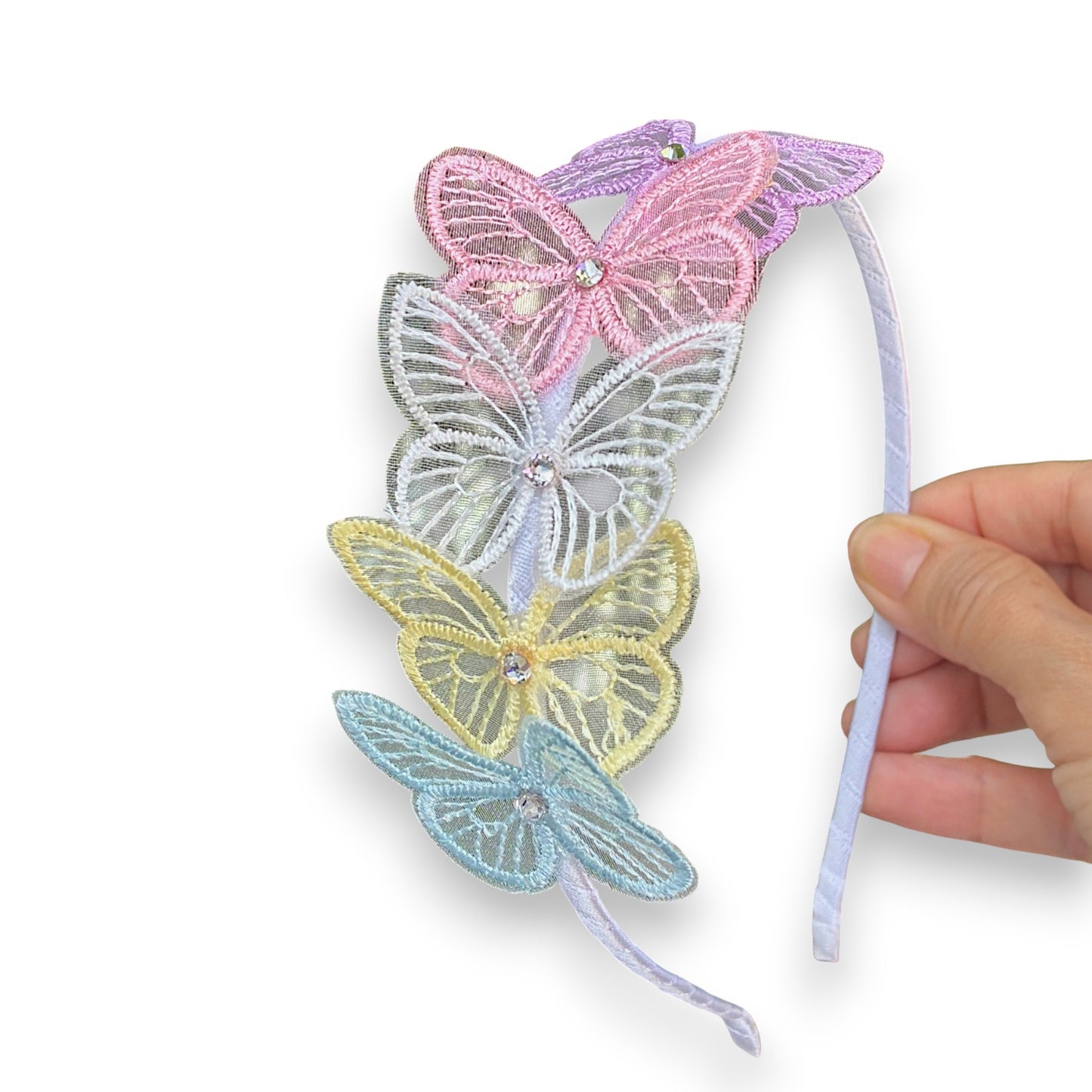 Pastel Butterfly Headband