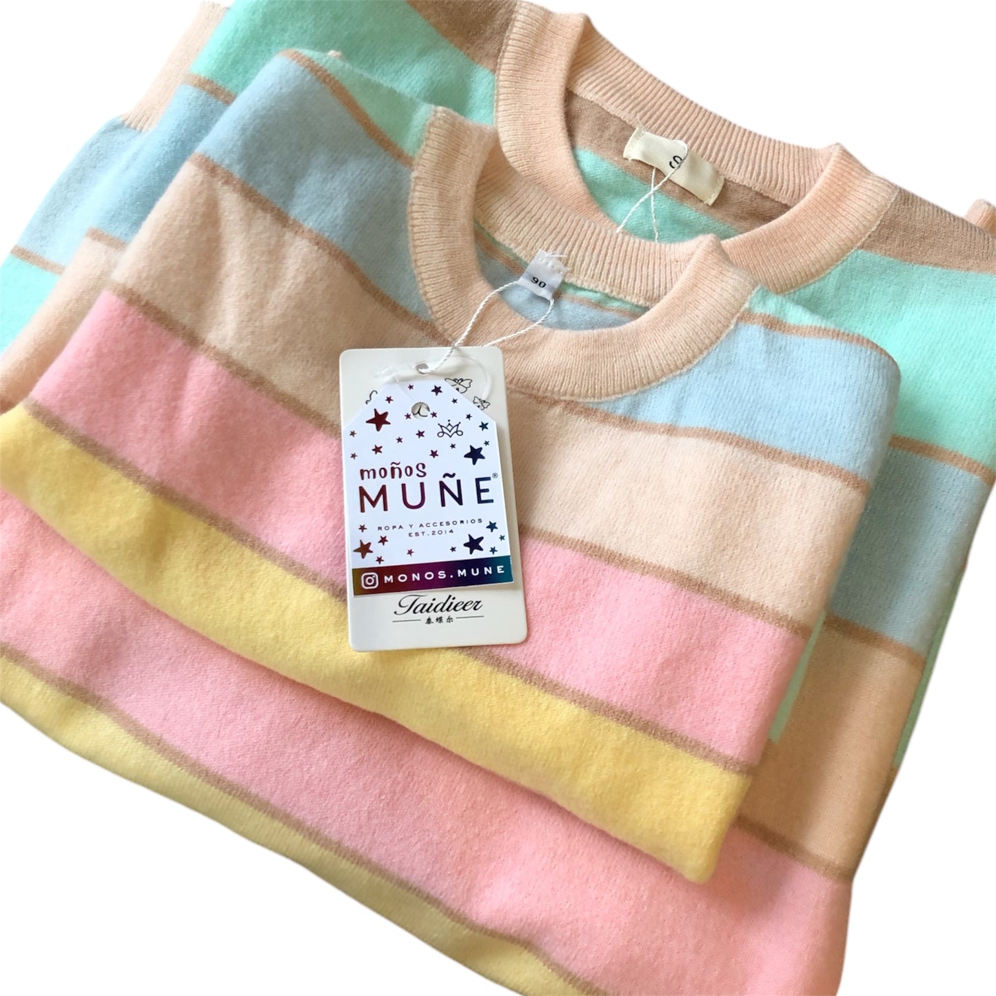 Suéter Rayas Rainbow (match madre e hija)
