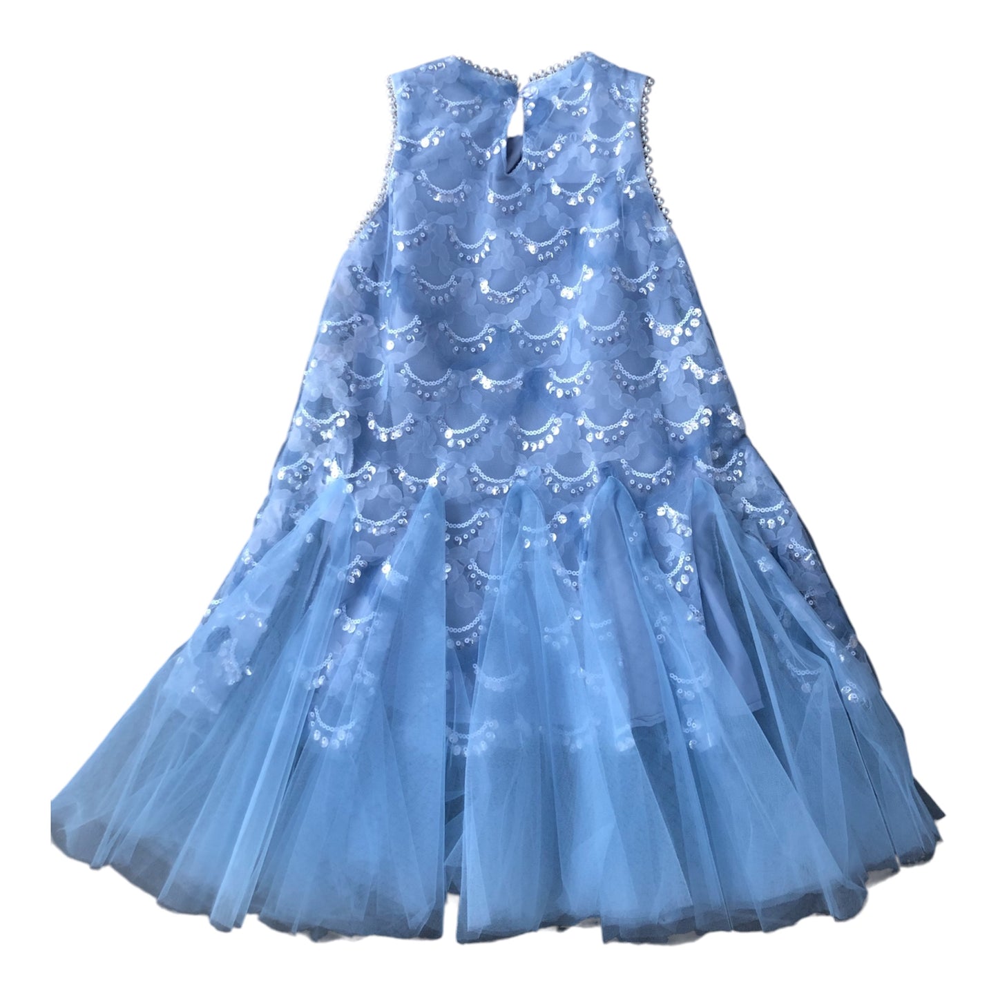Vestido Sirena Azul