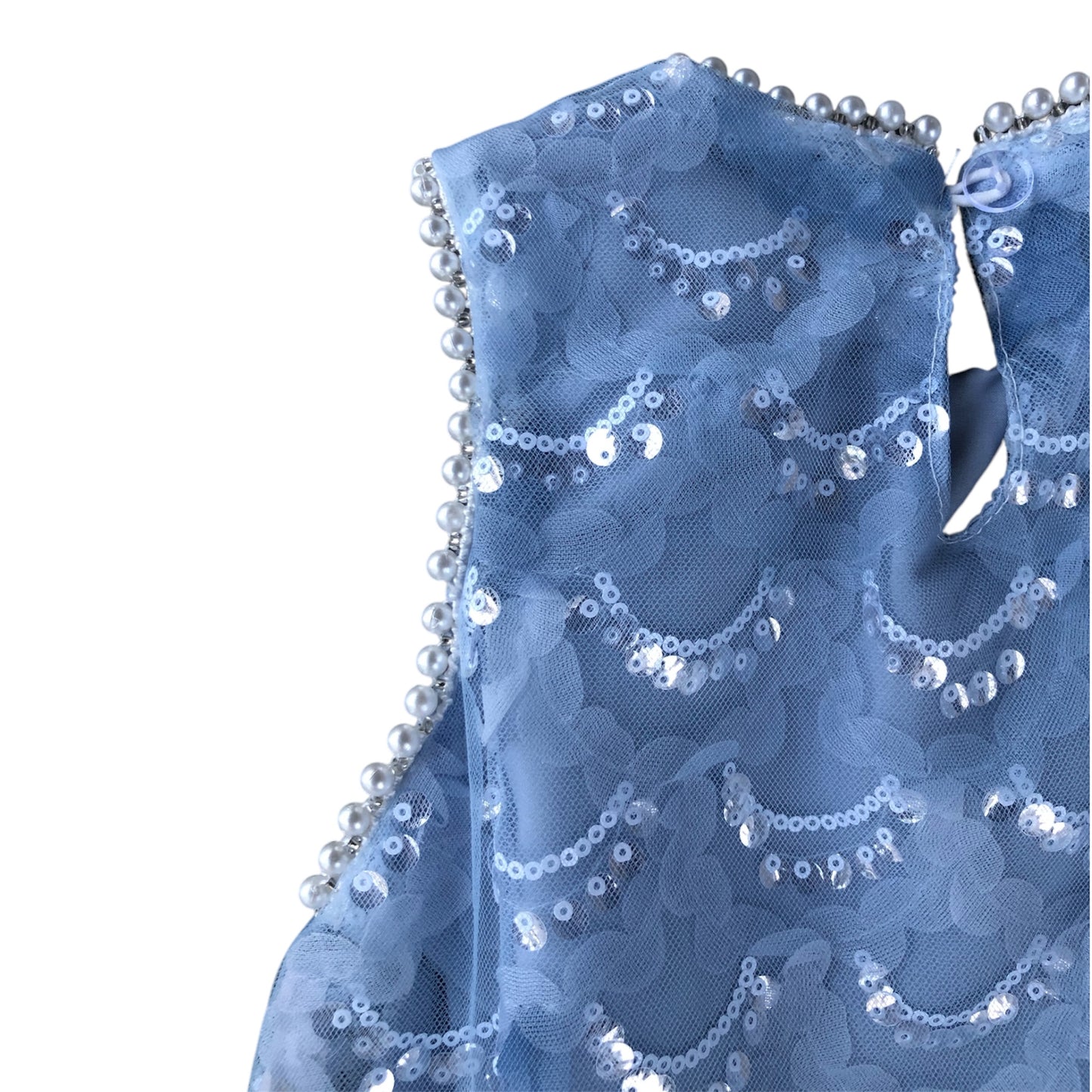 Vestido Sirena Azul