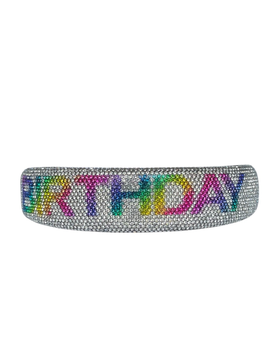 Diadema Rainbow Birthday