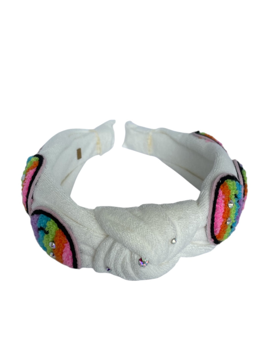 Diadema Happy Face Blanca