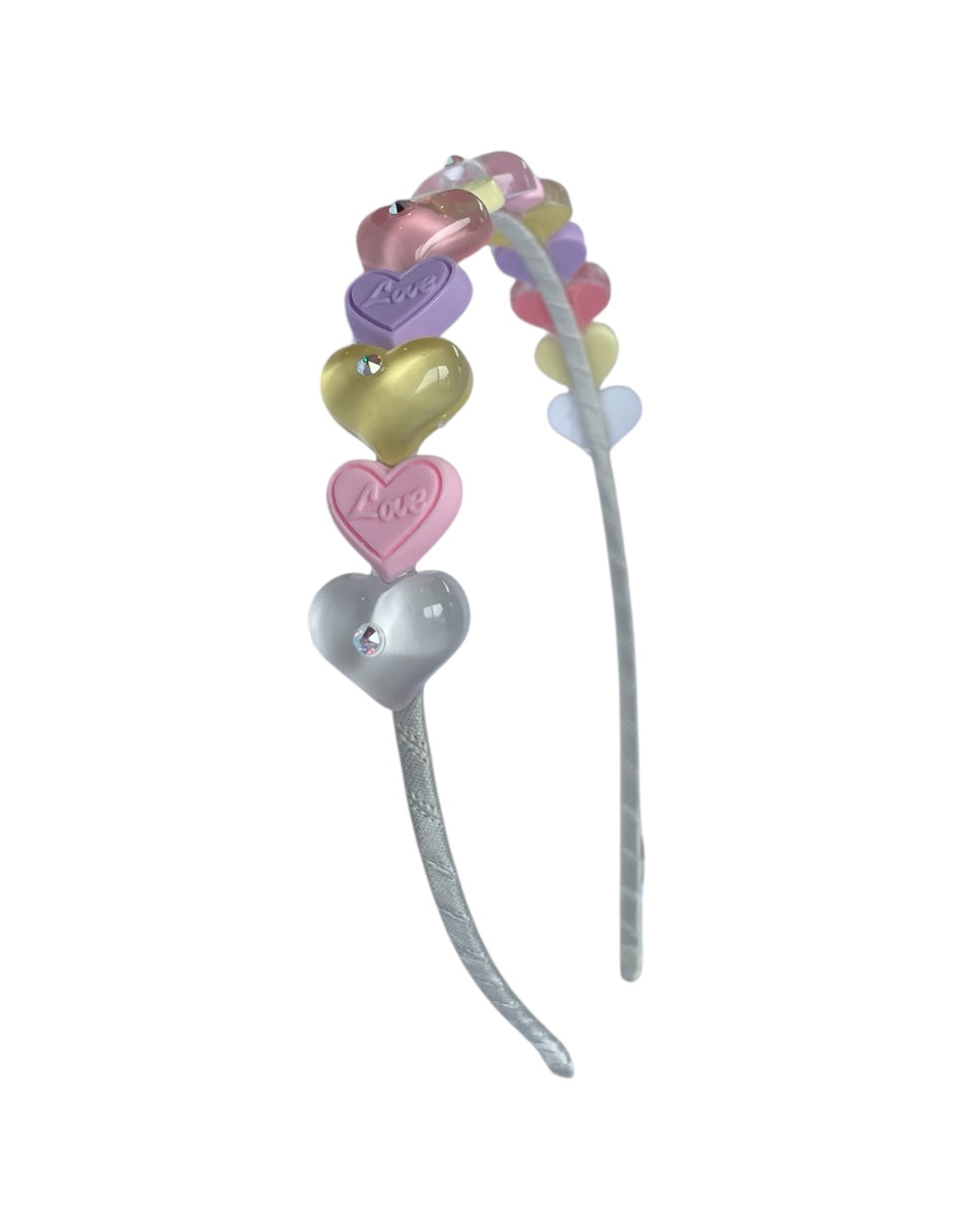 Diadema Corazones Love