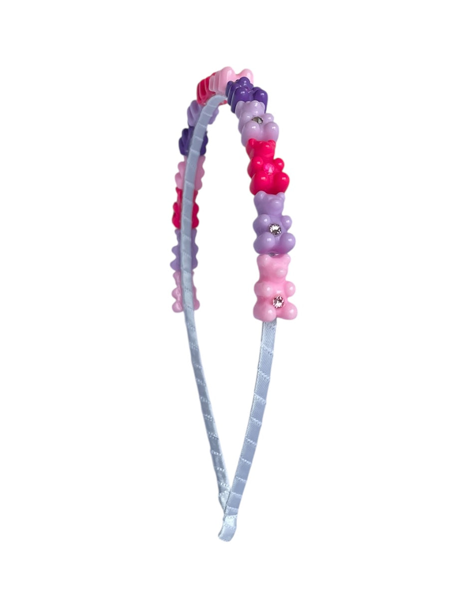 Diadema Gummy Bears Purple & Pink