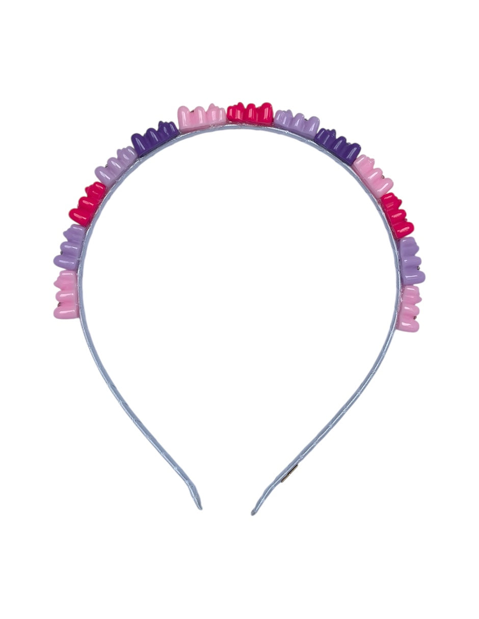 Diadema Gummy Bears Purple & Pink