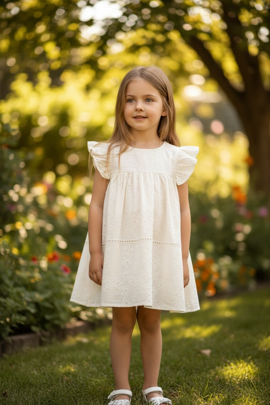 Vestido Ivory Tira Bordada