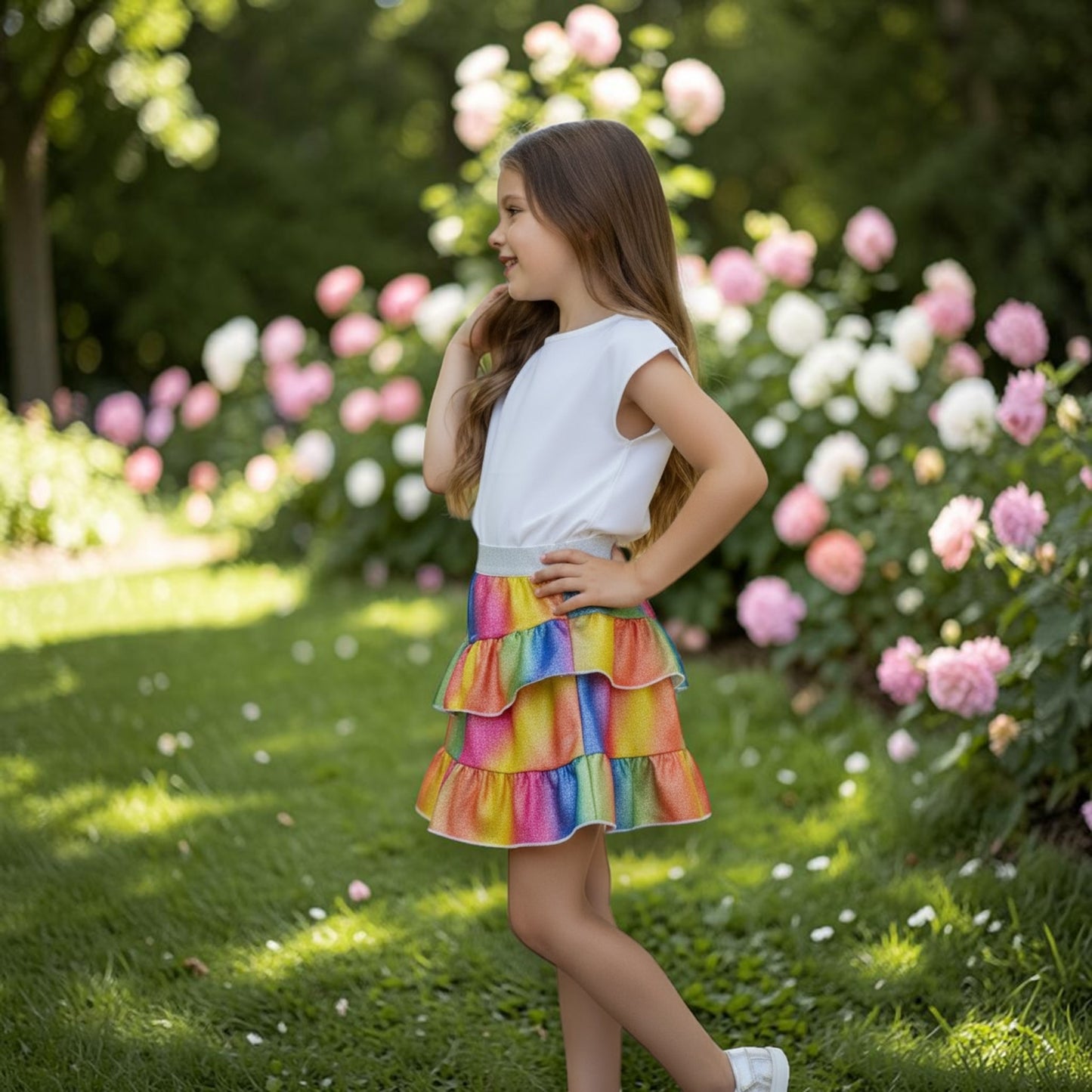Iridescent Rainbow Skirt