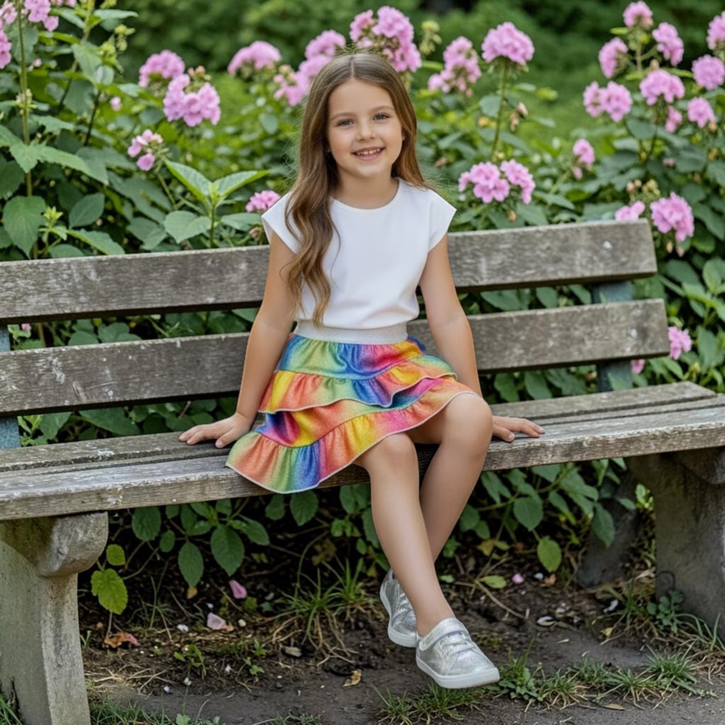 Iridescent Rainbow Skirt