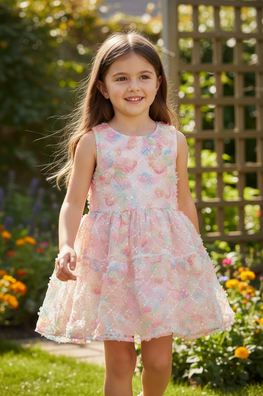 Vestido Floral Rosa Sweet