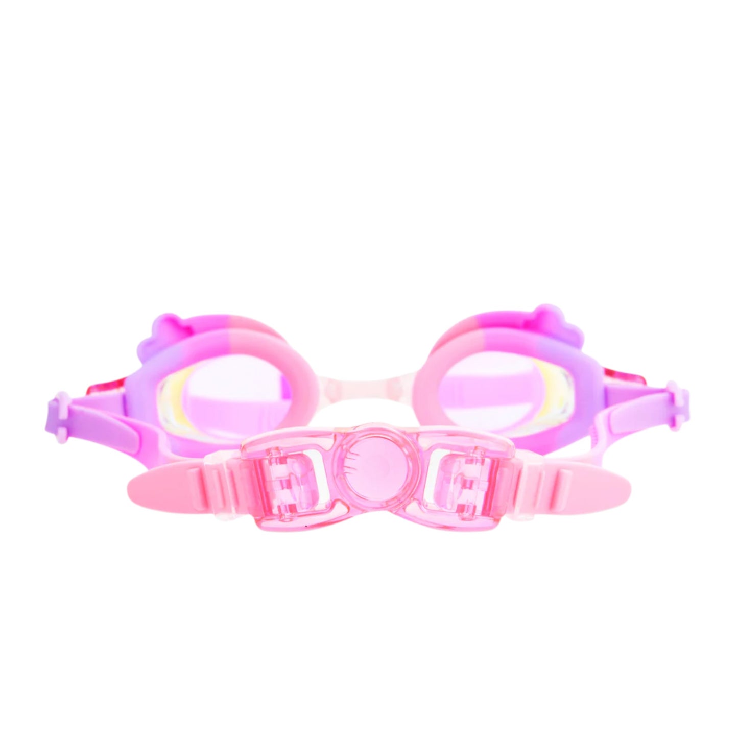 Rainbow Floating Fuschia Swim Goggles