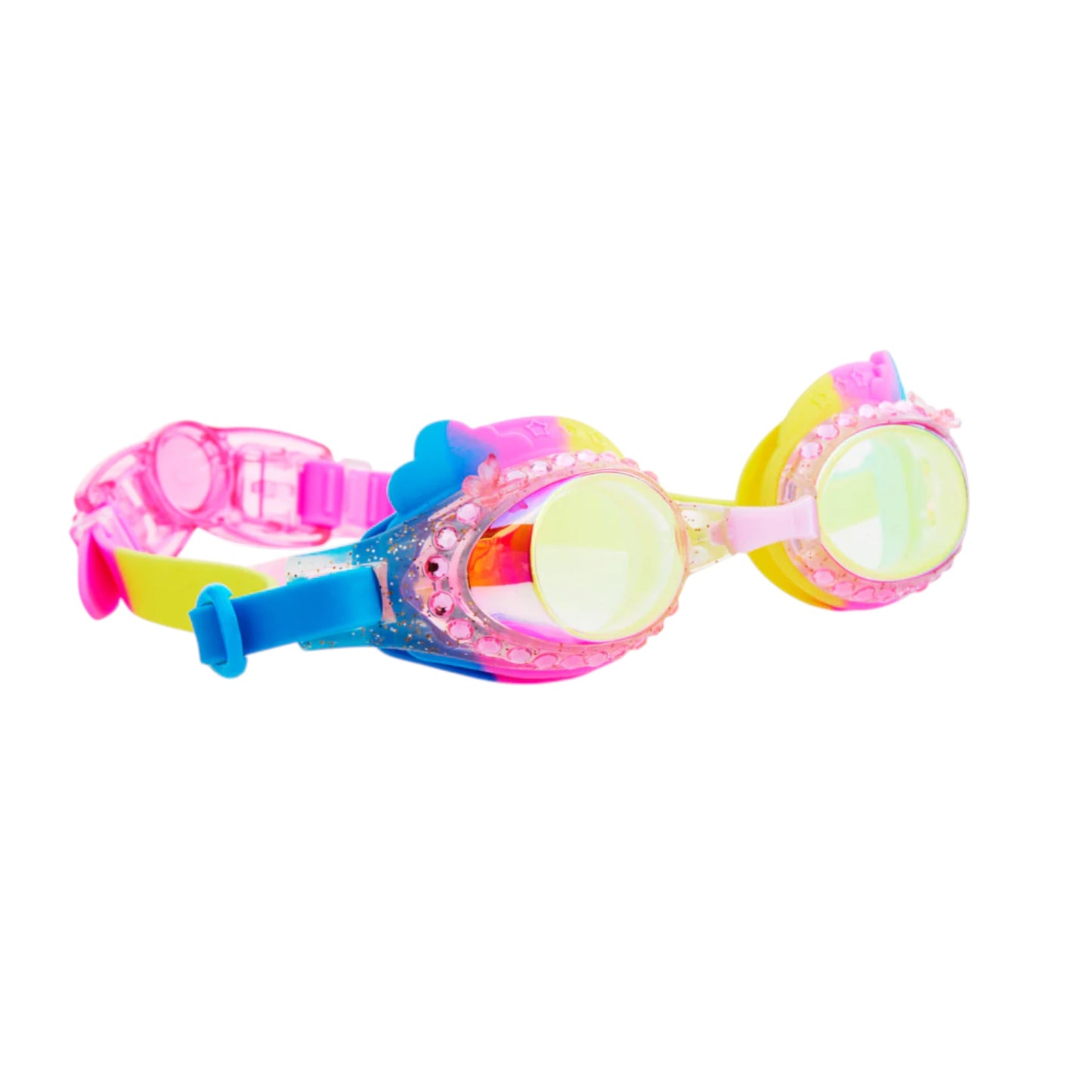 Rainbow Colorful Clouds Swim Goggles