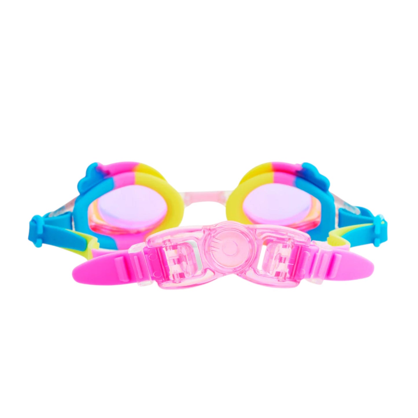 Rainbow Colorful Clouds Swim Goggles